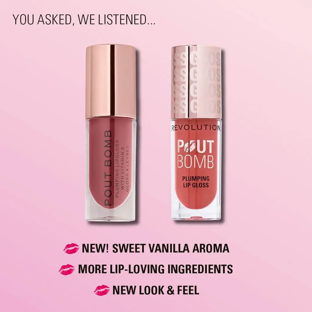 Revolution Pout Bomb gloss lèvres repulpant vitamine E