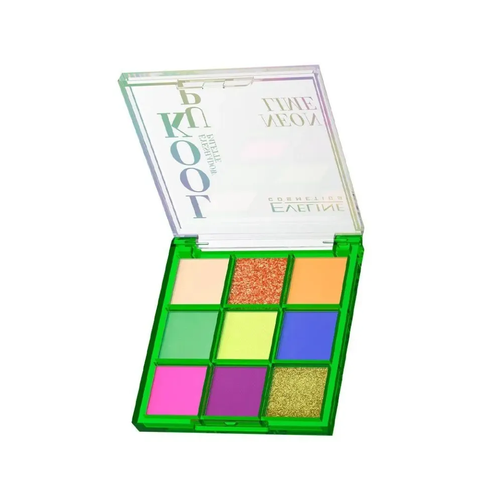 Eveline Look Up Neon Lime fards paupières 9 teintes春 printanières