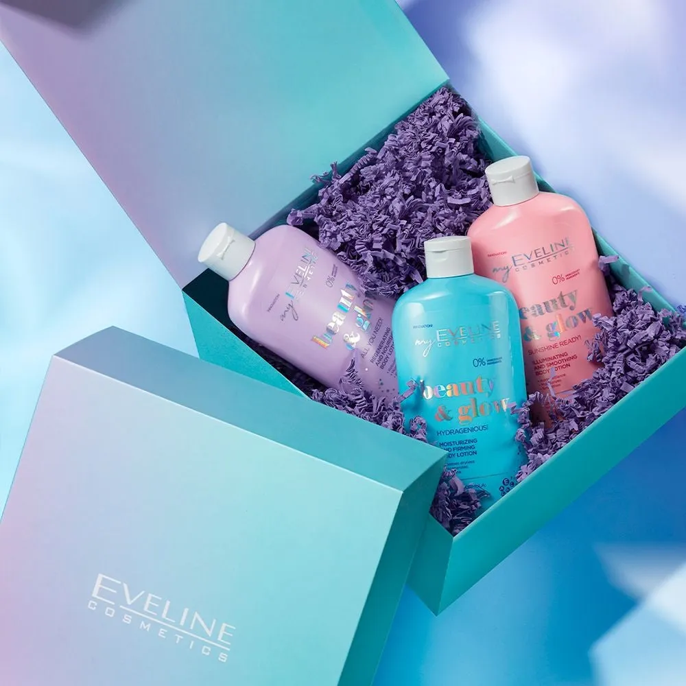 Eveline Cosmetics Beauty Glow lait corps réparateur peaux sèches