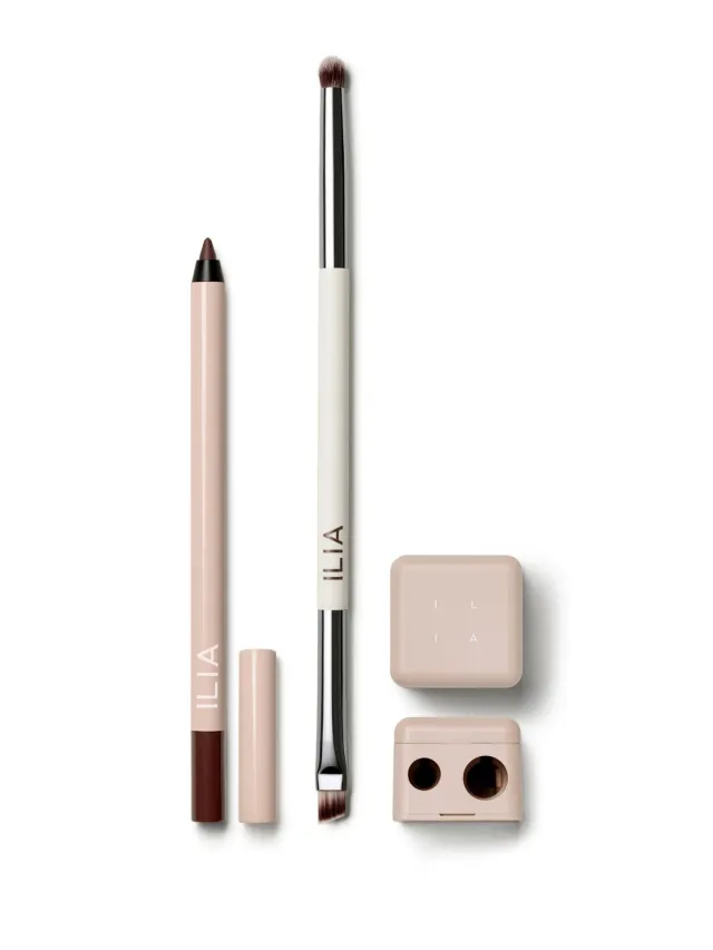 Ilia Thru Line Eye Essentials kit eyeliner + pinceau